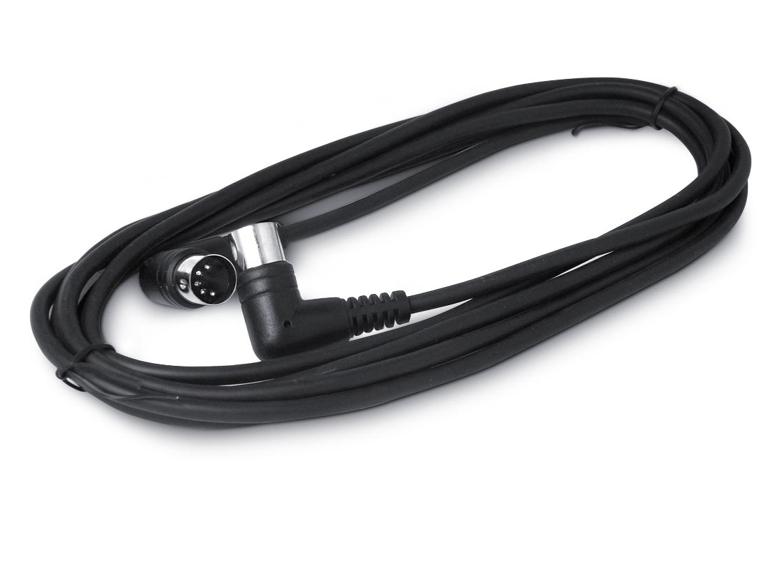 Snakebite Professional MIDI (5 pin DIN) Cable with right angled connectors