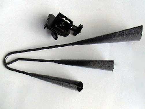 Tone Deaf Music Agogo Bells (with mount) Triple Bell Hand Percussion and also fits to Drum Kit