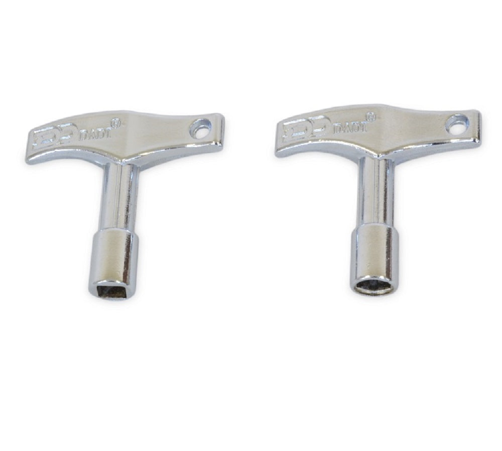 Tone Deaf Music Pair of Drum Tuning Keys (pack of 2 - 1x Hex, 1x Square)