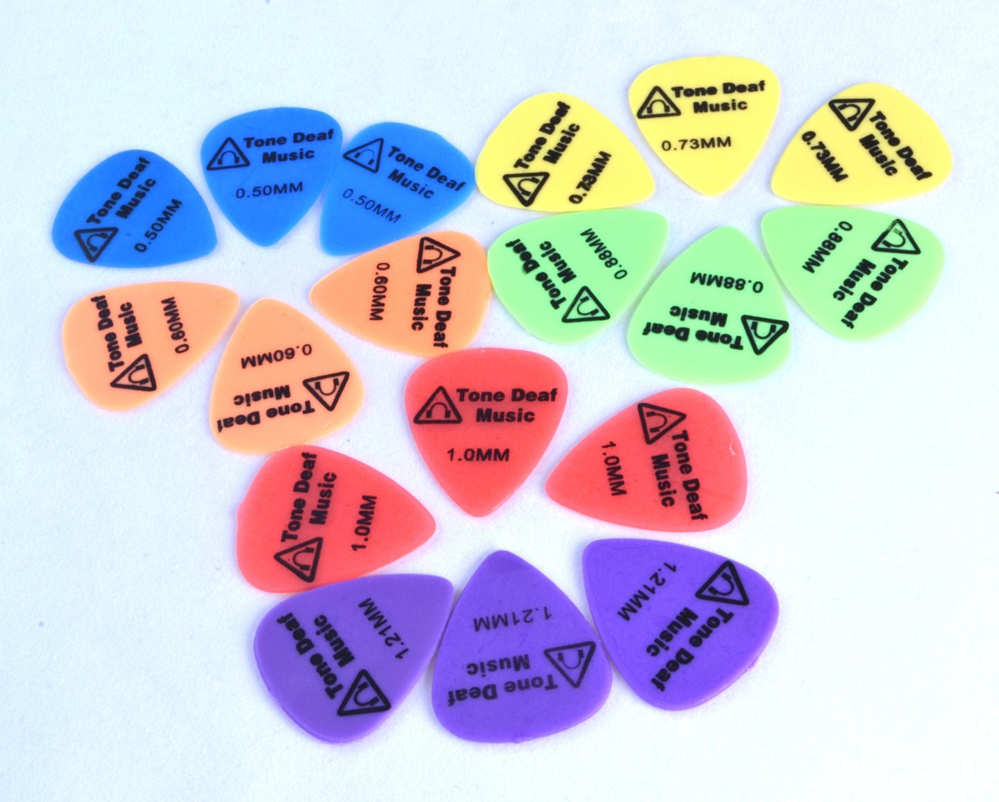 Tone Deaf Music Soft Nylon Guitar Plectrums (pack of 18 picks)