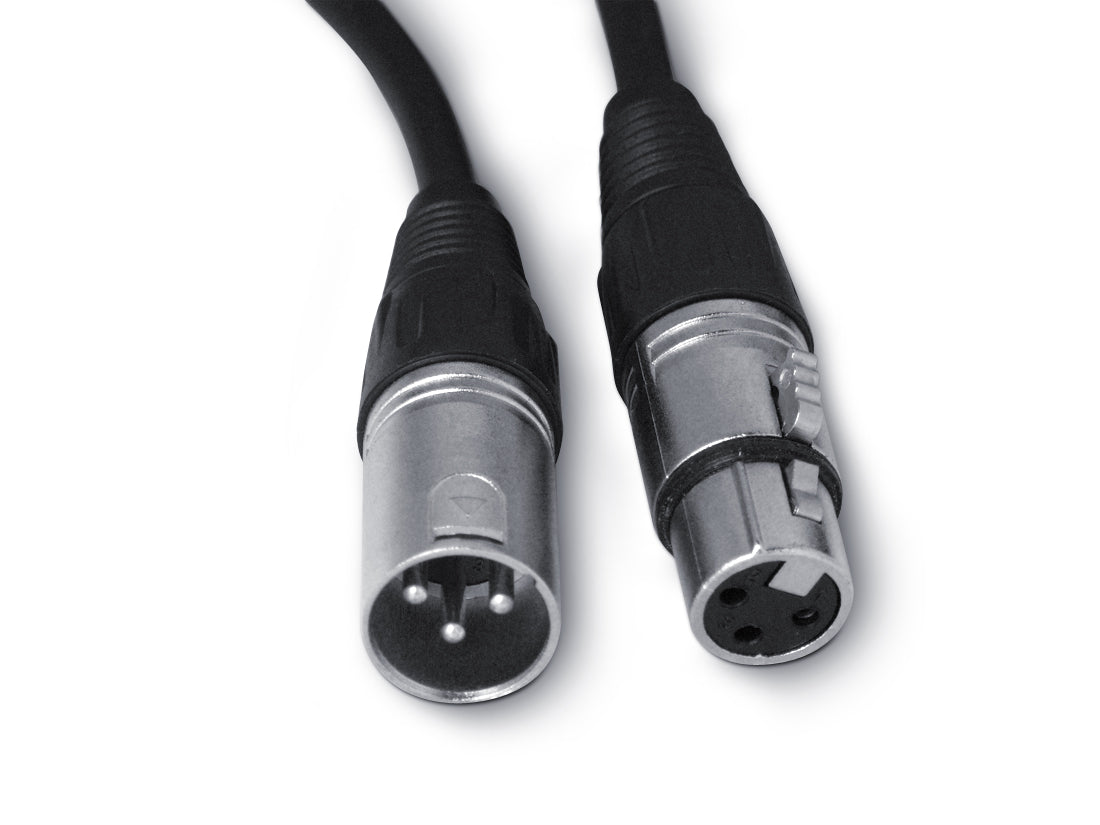 Snakebite Professional XLR Male to Female Cable. Ideal for mics, mixers, studio and live applications. Noiseless OFC