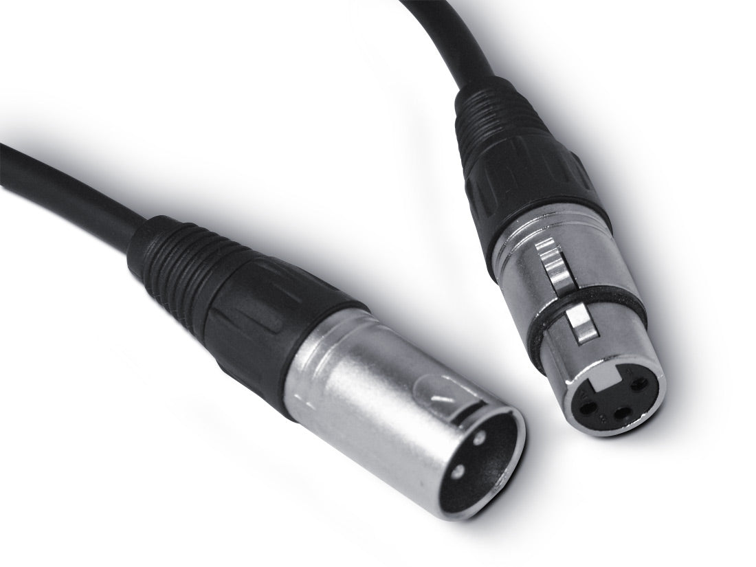 Snakebite Professional XLR Male to Female Cable. Ideal for mics, mixers, studio and live applications. Noiseless OFC