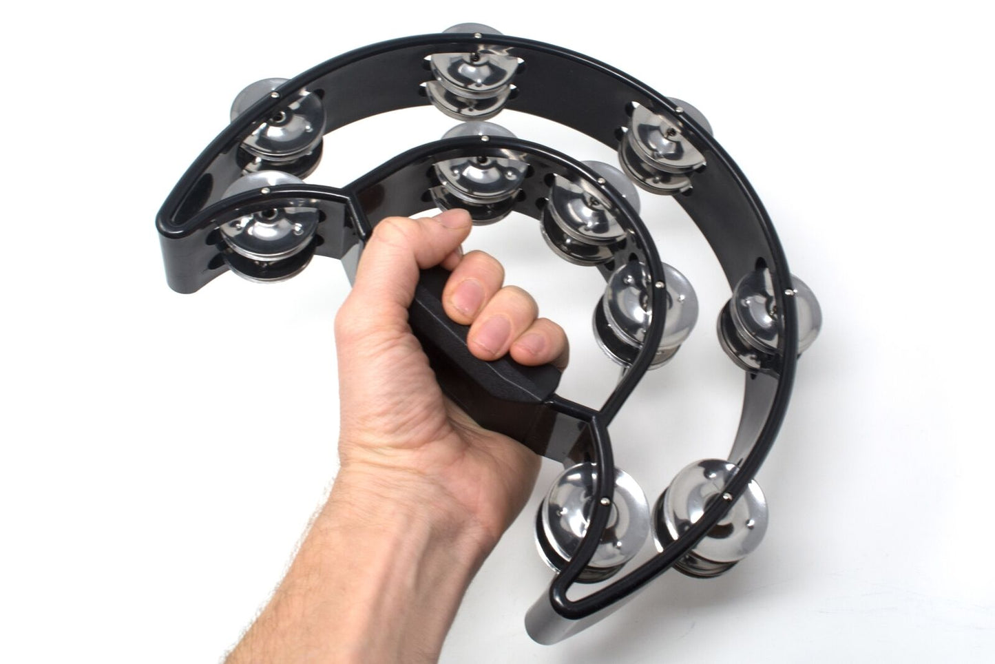 Tone Deaf Music Double Half Moon Tambourine