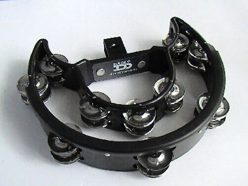 Tone Deaf Music Drum Kit Tambourine (Double Half Moon, Mountable)