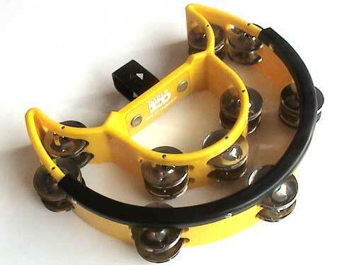 Tone Deaf Music Drum Kit Tambourine (Double Half Moon, Mountable)