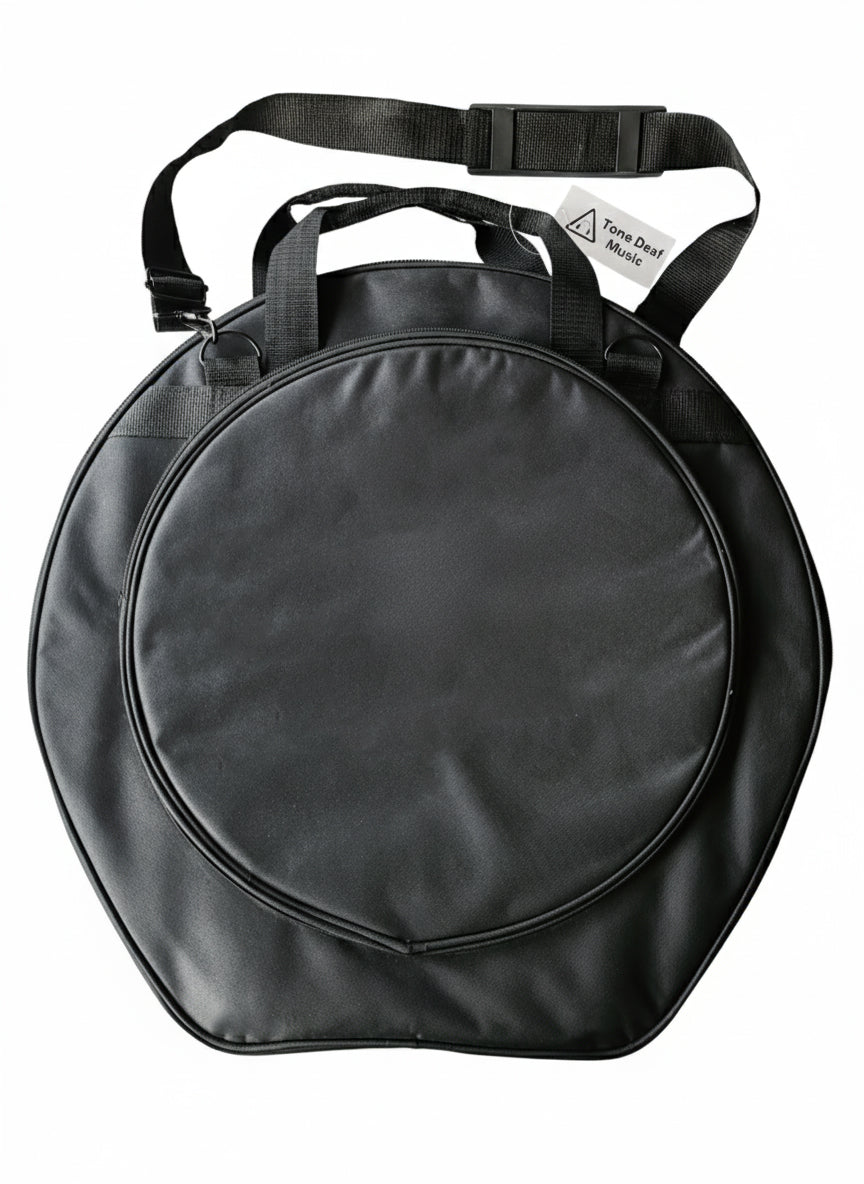 Tone Deaf Music Padded Cymbal Bag. Gig Bag with Carry Handle, Shoulder Straps and various Pockets / Compartments